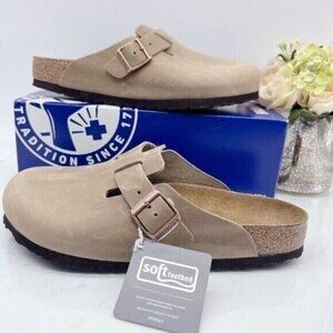 Birkenstock Boston Soft Footbed Clog Tobacco Oiled Leather Mens EU 42 US 9- 9.5
